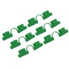 50Pcs Greenhouse Clamp PE Plastic 2 Head Plant Film Clamp