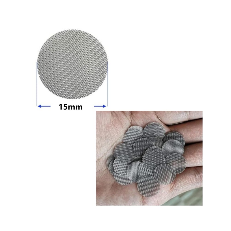 Pipe Screen Stainless Steel, Silver, Pipe Netting Net, Pack of