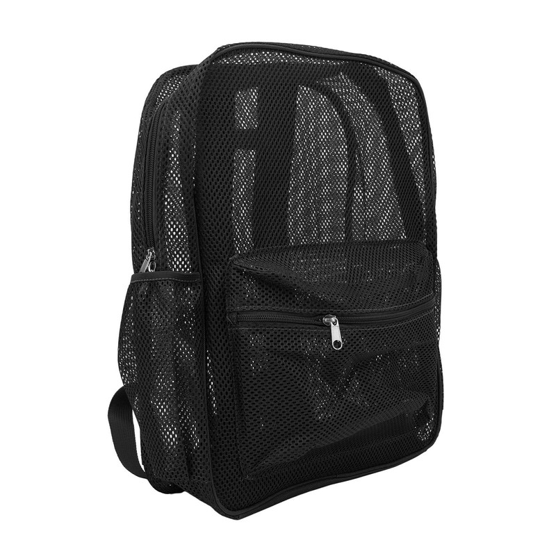 Mesh Backpack Heavy Duty Lightweight Large Capacity Washable See Through