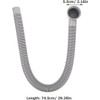 COOLHIYA Flexible Bathtub Drain Pipe Plastic Tub Drain Accessory for