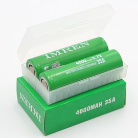 Imren 217OO Rechargeable Battery, 4000mAh Flat Top 3.7 Volt Batteries for Flashlight, Headlamps, 4 Pack