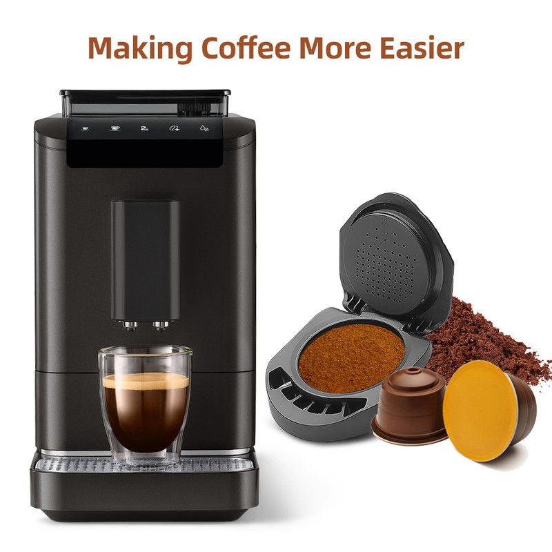 Reusable Coffee Pods Adapter Converter Holder for Espresso Refillable Coffee