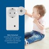 UNITEC radio remote switch set, radio-controlled sockets, 3 sockets +