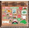 A5 Sticker Sheet Wales Landmarks Vinyl Stickers - Welsh Cardiff