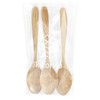 kicoriya Set of 3 Wooden Curry Spoons Dinner Spoons