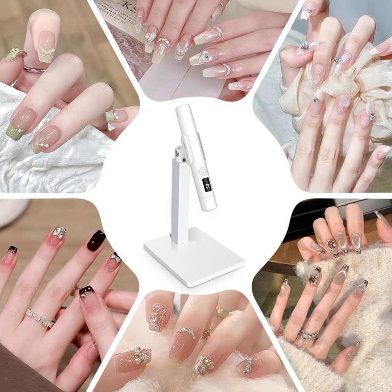 Geerow UV Nail Light, Pen Shape, LED & UV Gel