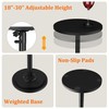 Jchccu 2Pack Drink Table, Small Round Side Table - 360°