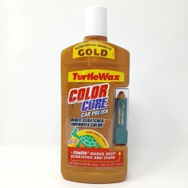 Turtlewax (1) TurtleWax Color Cure Car Polish - 16oz, Gold (Chipstick Included) New