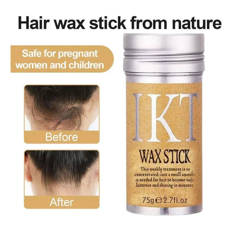 Kit 2 Cera Modeladora Para Cabelo Feminino, Para Acabamento