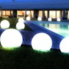 Globo IP44 LED White Solar Ball Lamp