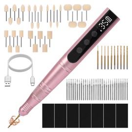 WECLAYER Polymer Clay Polishing Kit,Electric Clay Drill,Cordless Rotary Tool Kit,35-Speed Adjustable,Jewelry Making Kit,79pcs Clay Tool & Accessories for Polymer Clay Molds, Drilling,Sanding,Grinding