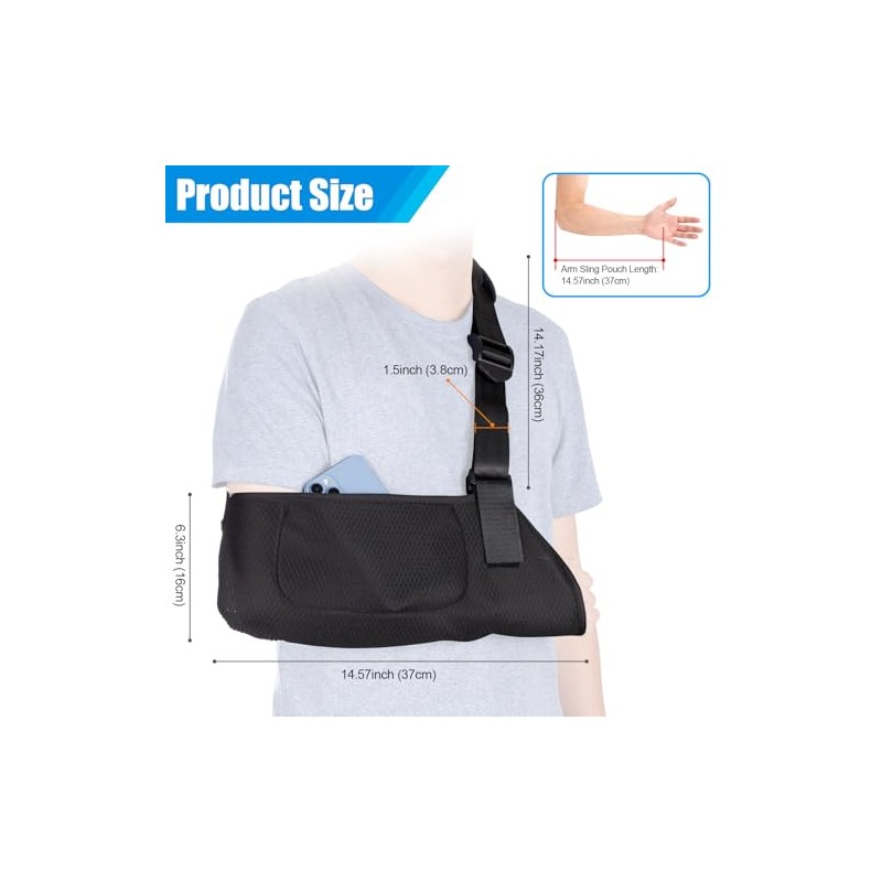 Shoulder Support Arm Sling Shoulder Immobilizer, Arm Sling for Shoulder