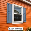 Blulu 36 Pcs 3 Inch Vinyl Shutter Fastener Window Panel