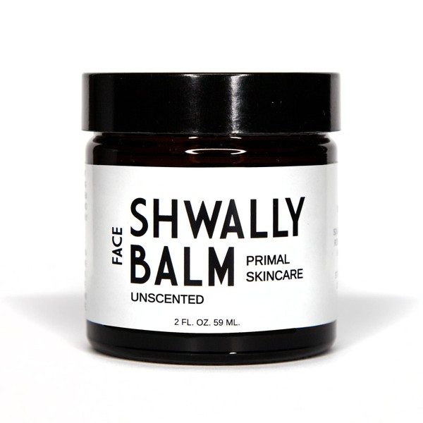 Shwally Tallow & Squalane Non-Comedogenic Face Balm - Paleo & Primal Tallow Moisturizer - 100% Grass-Fed Tallow, Squalane & Calendula Flowers - Rich in Vitamin A, K, D & E - Creates Soft, Smooth Skin - 4 Oz (Unscented, 4 Oz)