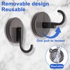 ZHMEINA Bathroom Suction Hooks, Bathroom Suction Cup Hooks, Heavy Duty