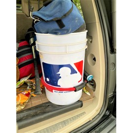 Heavy Duty Bungee Cord | 1 FT Black Professional-Grade SuperBungee Cord | Stretches to 6 ft | 9mm Thick Steel Spring-Clip Rubber-Coated Hooks 500 LB Break Strength (Black)