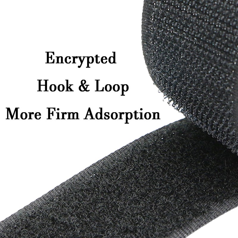 UONIKA 32 pcs 1-inch-wide Hook and Loop Cable Straps, 8"-12"-18"-24"-36"