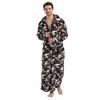 FashGudim mens big and tall robe long full length camo