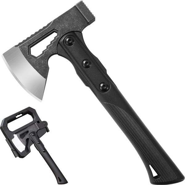TESCOACH Multitool Camping Gear 3 in 1 Lightweight Hatchet, with