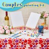 Yeaqee Yeaqee 13 Pcs Valentine's Day Sip and Paint Kit
