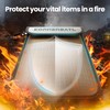 2000℉ Fireproof Document Bag, 15”x 11”Waterproof Fireproof Money Bag for