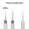 VOGARB Professional Facial Milia Blackhead Remover Tool, Double Ended Titanium