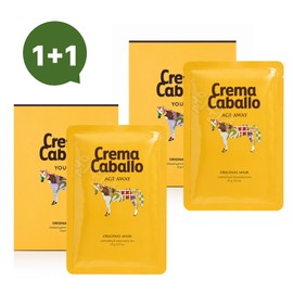 Jaminkyung Crema Cavallo Horse Oil Mask Pack Moisturizing Nutrition Glowing Care 10 sheets 2pcs / 자민경 크레마카발로 마유 마스크팩 보습 영양 광채케어 10매입 2개