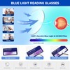 AQWANO Reading Glasses Computer Blue Light Blocking, Oversize Design Fashion