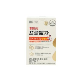 Chong Kun Dang Promega Altige Omega 3 Dual Enteric Coated 520mg x 60 Capsules / 종근당 프로메가 알티지 오메가3 듀얼 장용성 520mg x 60캡슐