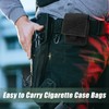 Waist Bag, Black Nylon EDC Pouch Pocket Organizer, Small Universal