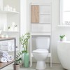 Better Home Products Ace Over-The-Toilet Storage Cabinet in White &
