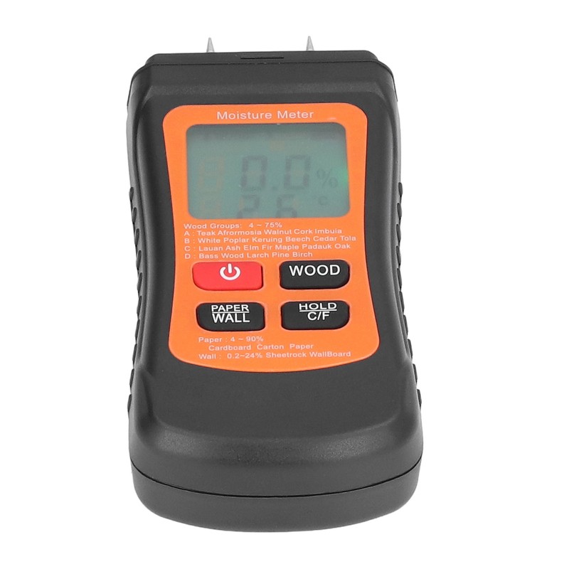 Moisture Meter Wood Moisture Detector Intelligent Temperature Humidity Measuring Digital