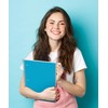 Dunwell Graph Paper Notebook 8.5 x 11 (Blue) Plastic Cover,