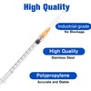 100 Pack Luer Lock 1ml 25Ga 1" Disposable Dispensing Lab