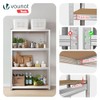 VOUNOT® Heavy-Duty Shelving Unit Set of 2 Shelving Units Basement