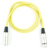 Adam Hall Cables K3MMF0100YEL Microphone Cable XLR Female to XLR