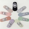 Non-slip Cross Yoga Socks Pilates Socks White 5ea