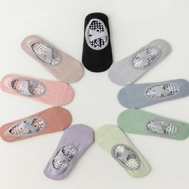 Non-slip Cross Yoga Socks Pilates Socks White 5ea