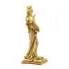 Goddess of Wealth Tyche Lady Luck Fortuna Statue Alabaster Sculpture