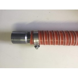 GenExhaust Universal Generator Large Exhaust Port 1-1/2" exhaust extension 2 foot length