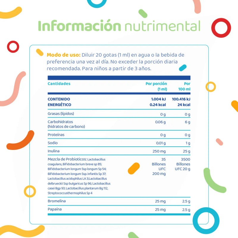 Probióticos En Gotas Para Niños, B Life Kids Probiotics Cereza