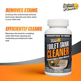 Instant Power Instant Power Professional Toilet Tank Cleaner,1 lb,Bottle, 8810