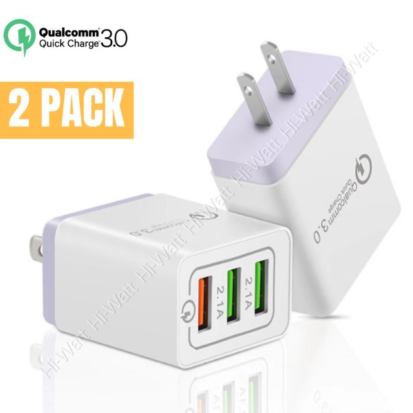 Unbranded 2Pack Fast Quick Charge Multi-Port QC 3.0 USB Wall