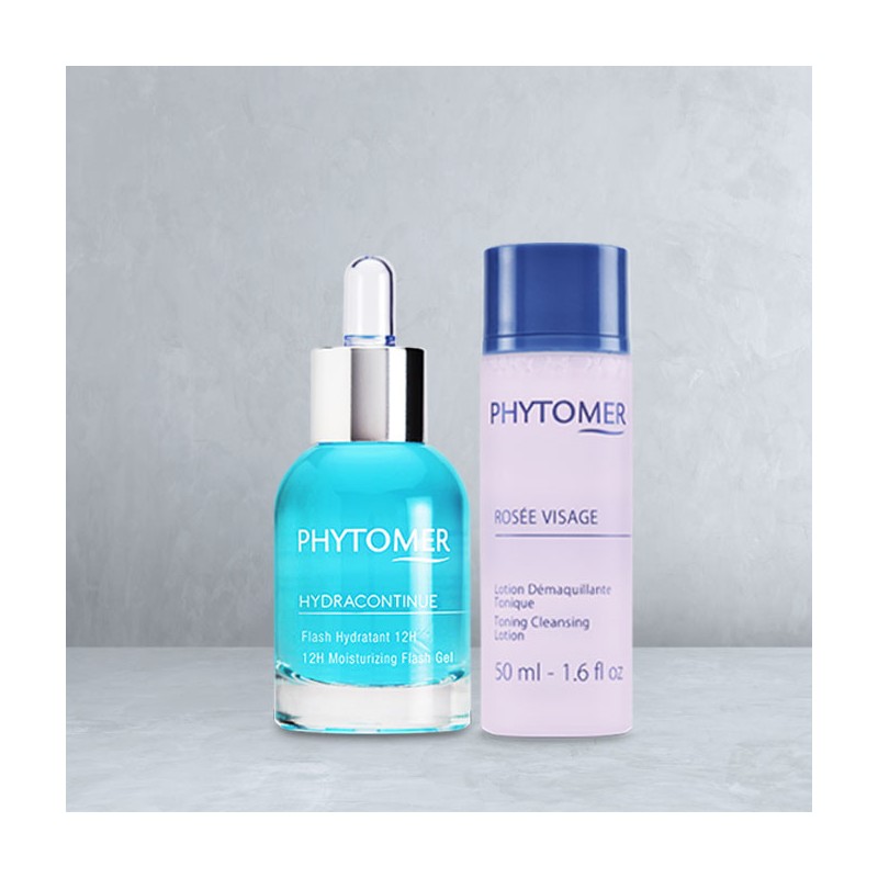 pitomer Phytomer Hydra Continu Flash Gel 30ml+Rosé Visage Toner 50ml