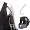 Fonture 4PCS Plastic Helmet Holders Hanging Hooks Wall Mounted Hangers
