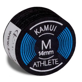 KAMUI Athlete Billiard Pool Cue Tip Medium 14mm - Pack of 1