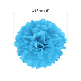 PATIKIL Paper Flowers, Pom Pom Flowers, 20 Pieces, Flower Paper, Hinamatsuri Decoration, Party Goods, Birthday, Wedding, Graduation, 100th Celebration, Cultural Festival, School Entrance Celebration