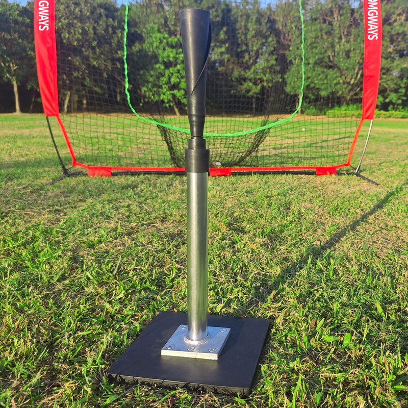 LOMGWAYS Baseball/Softball Batting Tee-Adjusts from 23"-36", Premium Portable Baseball tee