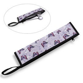 Tutolipy Cutlery Storage Bag Travel Silverware Cloth Bags for Travel Tableware Carrying Bag Travel Silverware Case Utensil Pouch Utensil Case,Monarch Butterfly Floral
