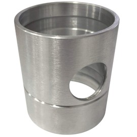 Jewellers Tools 60x68mm SAND CASTING FLASK (HOLE) Mould Aluminium Delft Style (110)